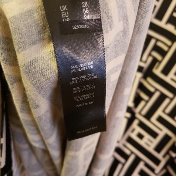 Asos Curve Plus Size BODYCON Long Sleeve DRESS - Picture 8 of 8